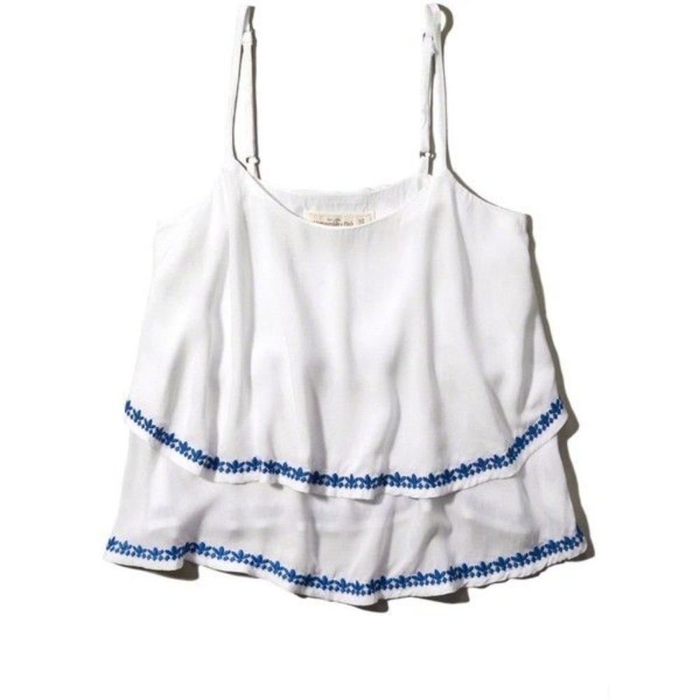 NWOT Abercrombie Layered Tank Top